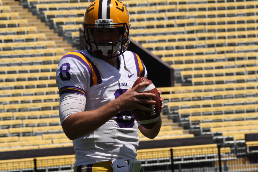 Zach Mettenberger staring down the competition.