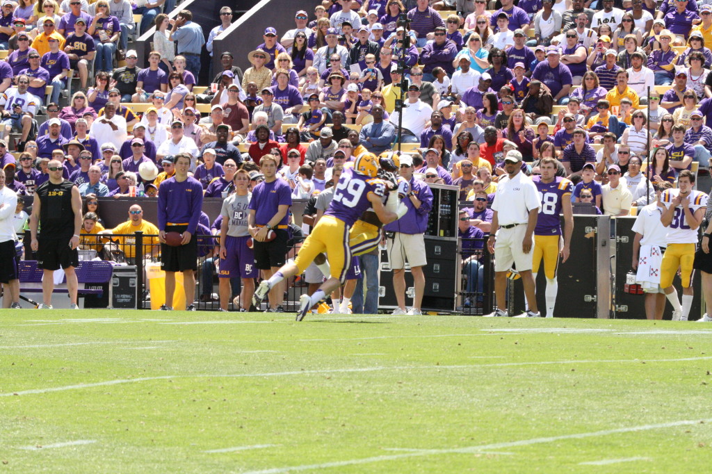 Tommy LeBeau puts a hit on Jarvis Landry.
