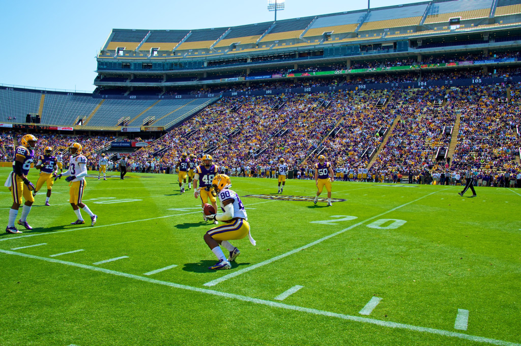 Jarvis Landry catches one behind the defense.