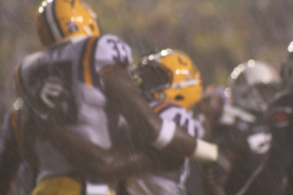 Copeland lifts up Hill after he scores a TD.