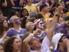 LSU Fans, LSU Football Team and Marching band…