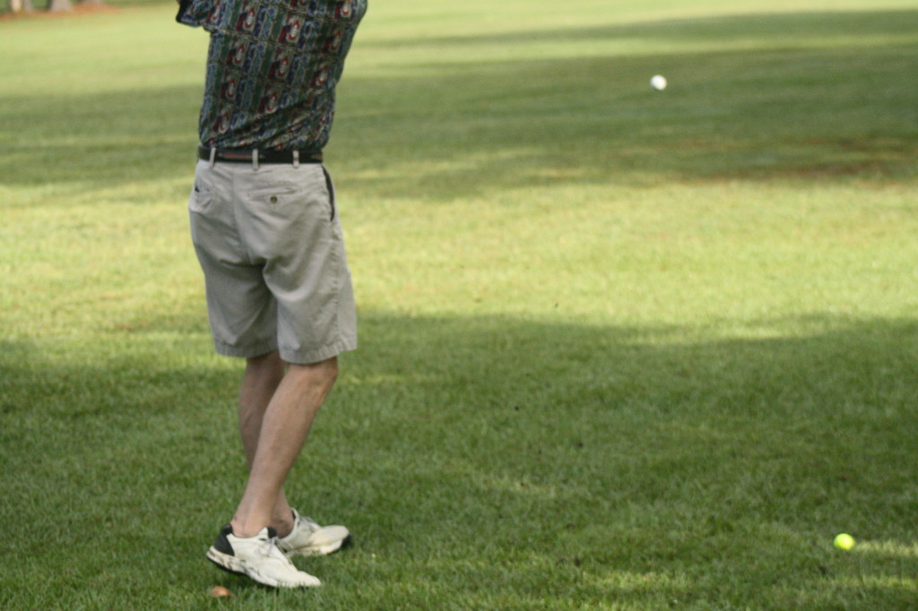 the ball takes off....