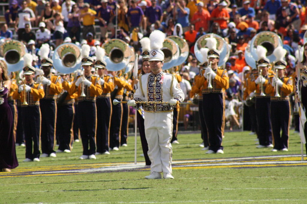 The LSU Tiger Band.