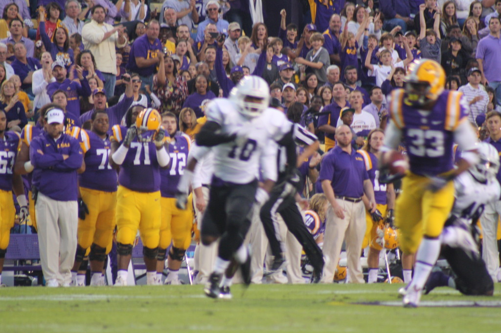 Jeremy Hill is off to the races and scores a TD.