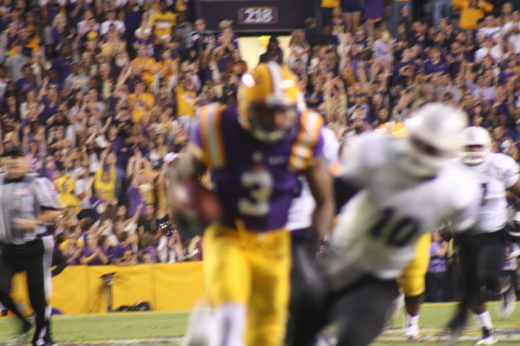 There goes Beckham,Jr for a TD.