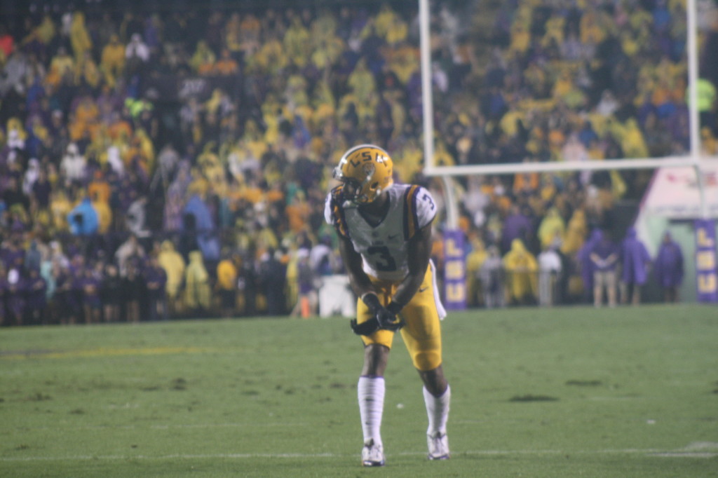 Odell Beckham,Jr waiting for the snap.....