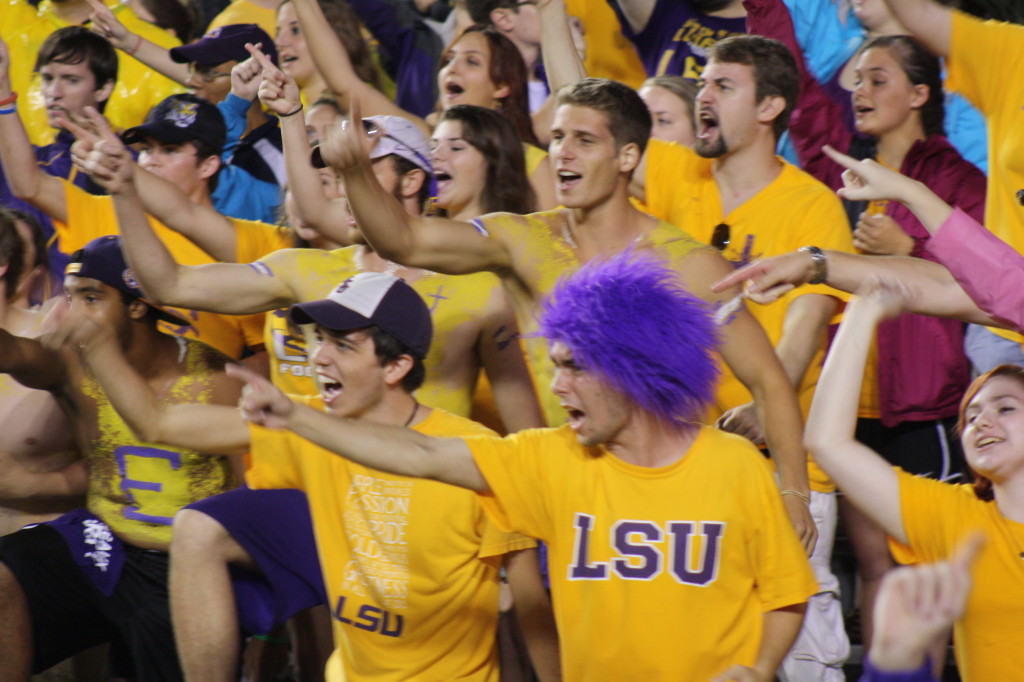 The LSU Student Section...