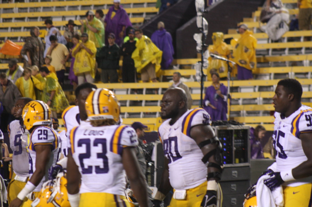 Anthony Johnson is heading to the locker room