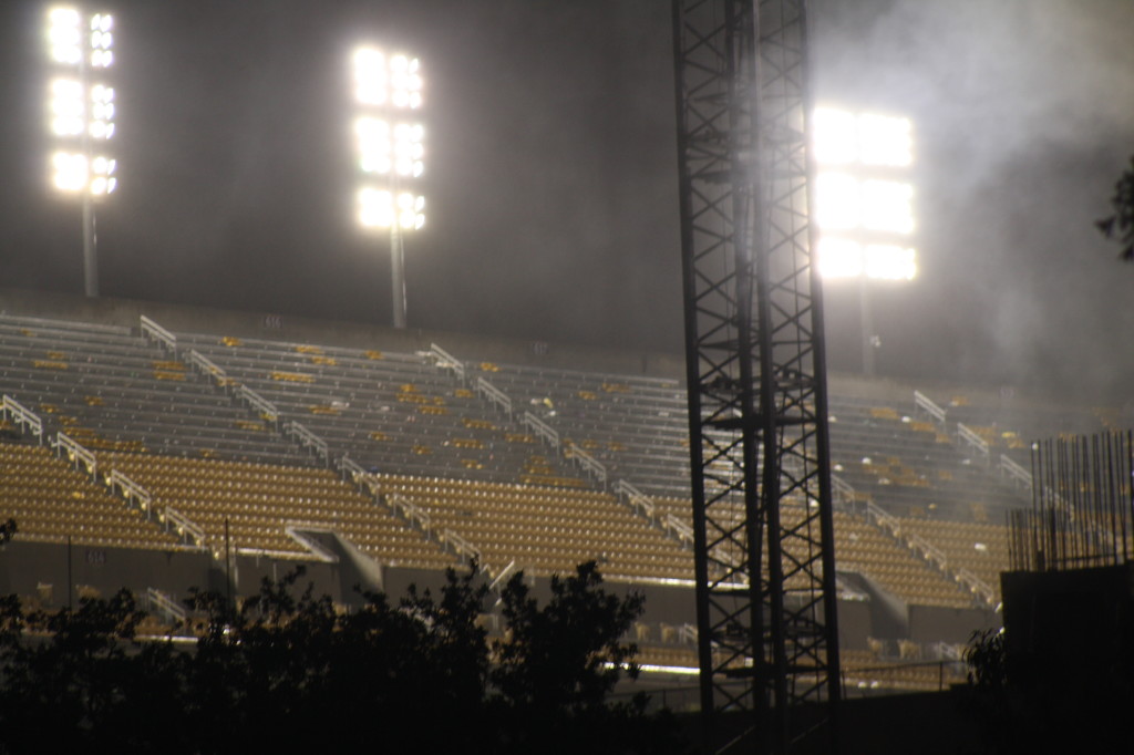 Tiger Stadium after the game.