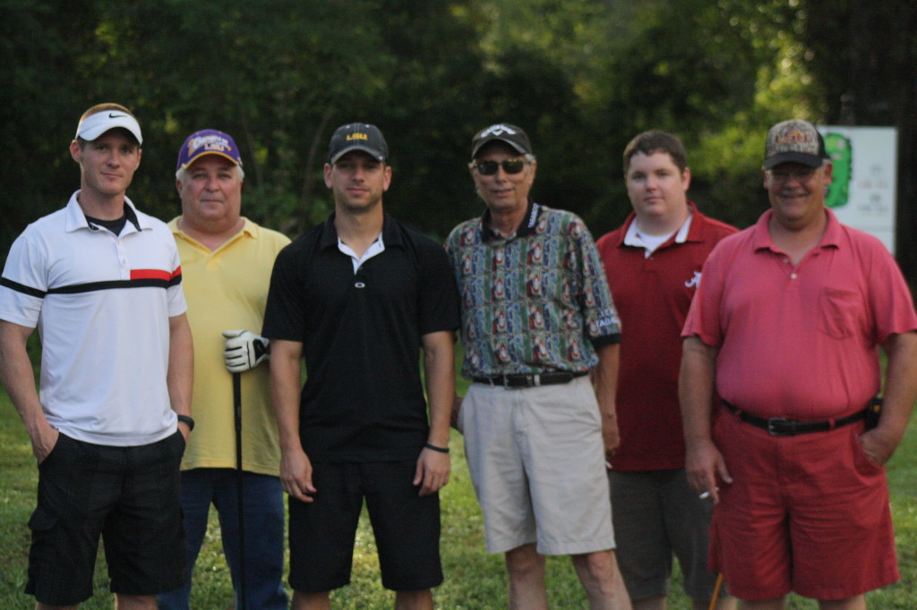 The BMW and Mini Crew golfing at the 21st annual Denham Springs Golf Tourney. Left to right, Corey, Howard, Brian, Jeff, Ricky and Billy.
