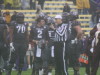Johnny Football talks with a ref before the LSU Game.