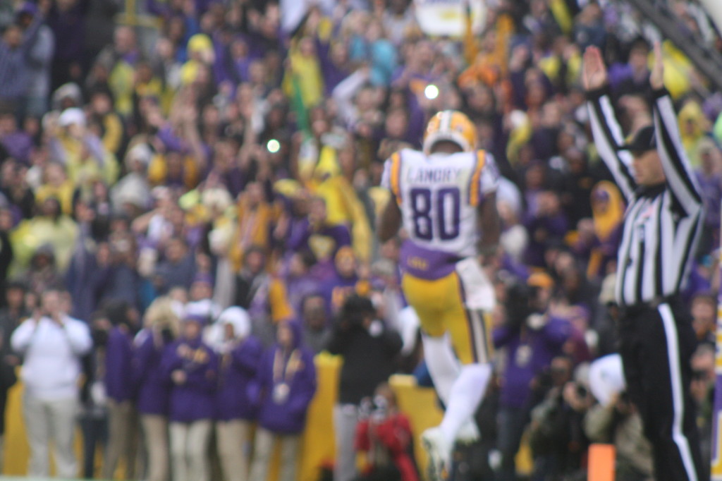 Landry jumping for joy after scoring a td