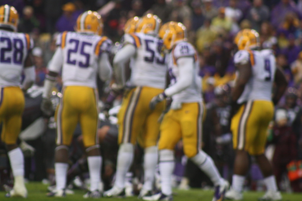 The LSU Defense did a great job on saturday.