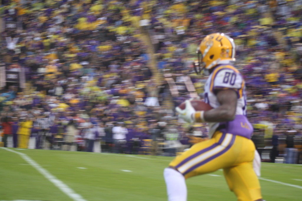 Landry off to the races.