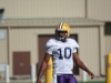 LSU QB Anthony Jennings ready for the annual purple and gold game.