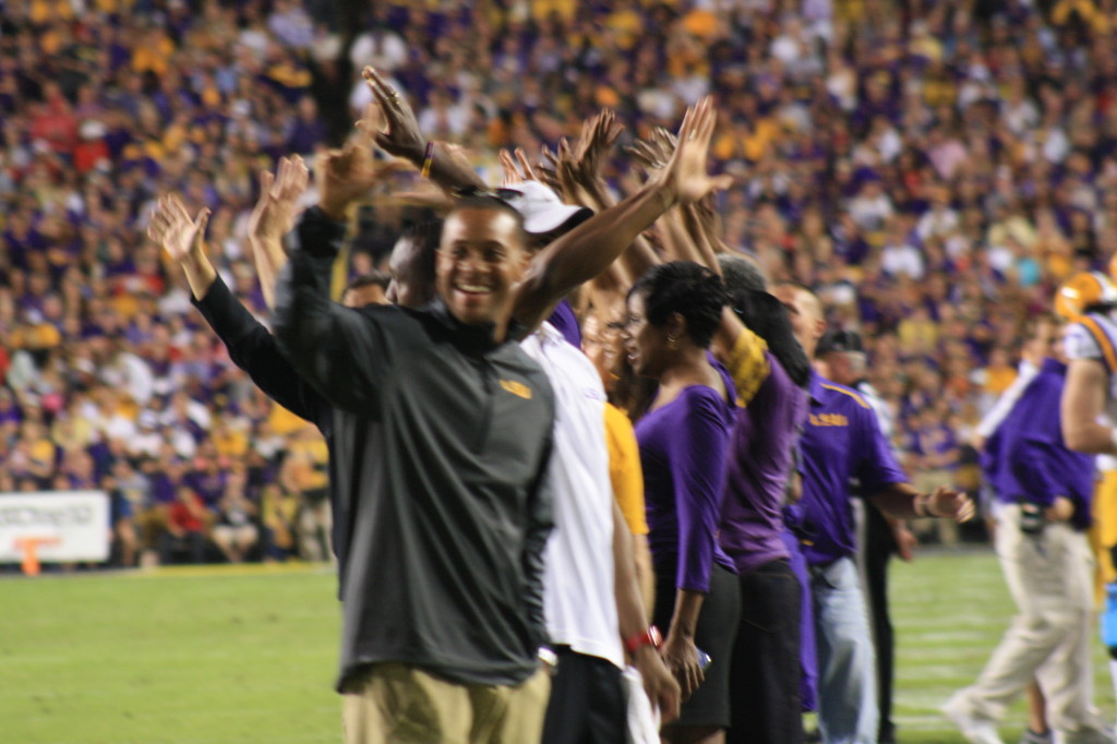 LSU Student Athletes being honored for winning Championships in other sports for LSU..