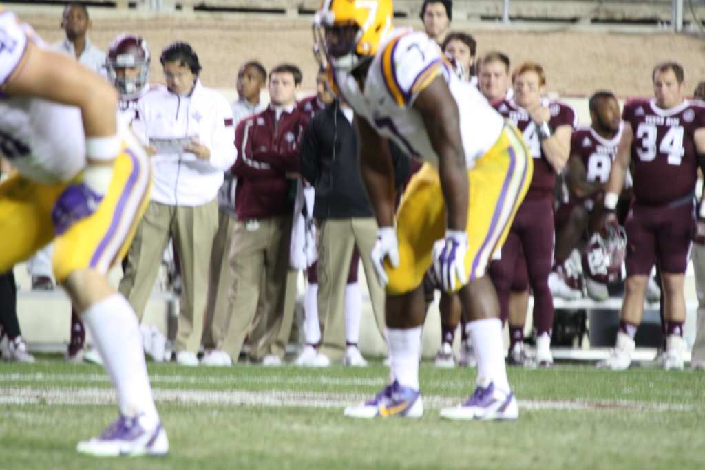 LSU rb Fournette big game against the Aggies 146 rushing and a Td.