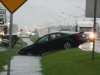 A car that drove in the ditch off Florida Blvd, Baton Rouge,La