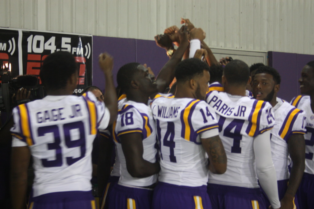 LSU DBU's , All for one, and one for all.