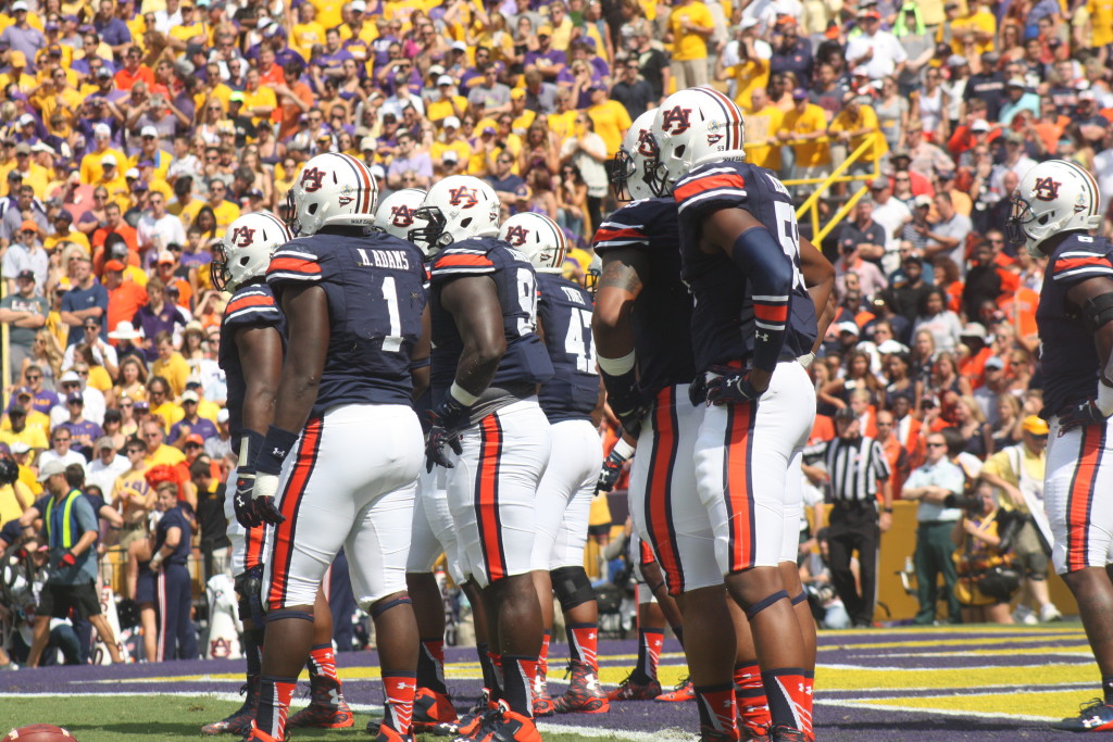 Auburn Defense catching a breathe