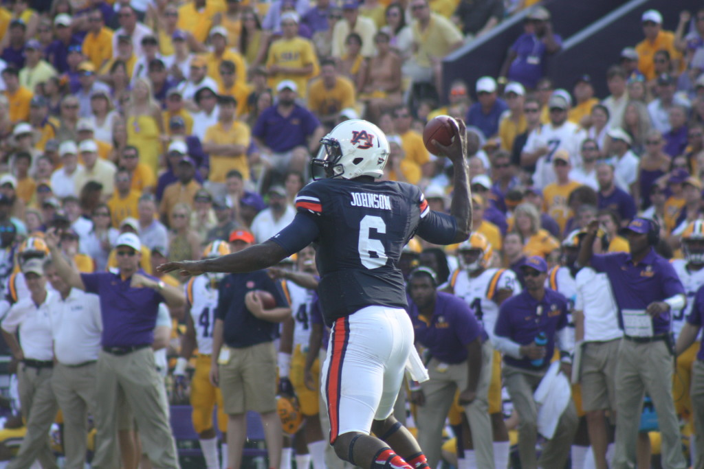 Auburn QB Jeremy Johnson will be on the bench for his next game vs Miss State.