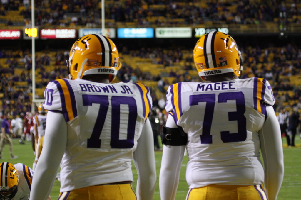 Fournette will need a big effort from the line man today.