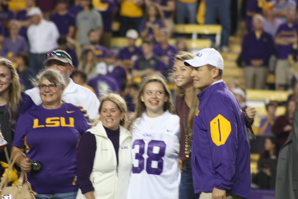 Les Miles taking pics. 