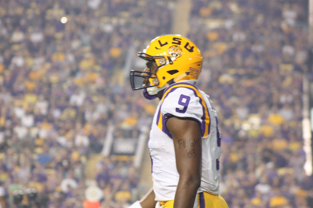 LSU wr Diarse taking a breathier