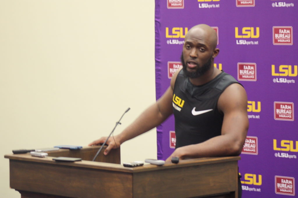 Leonard Fournette commanding attention, expects to go no.4 in the draft.