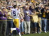 There goes Joe Burreaux on senior night vs Texas AM, LSU won 50-7